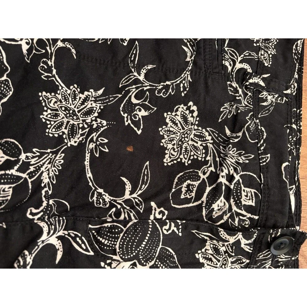 Croft & Barrow Travel Vacation Resort Floral Pencil Mini Skort Lined, Size 18